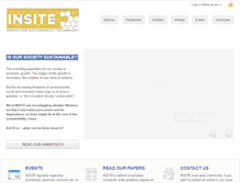 Tablet Screenshot of insiteproject.org